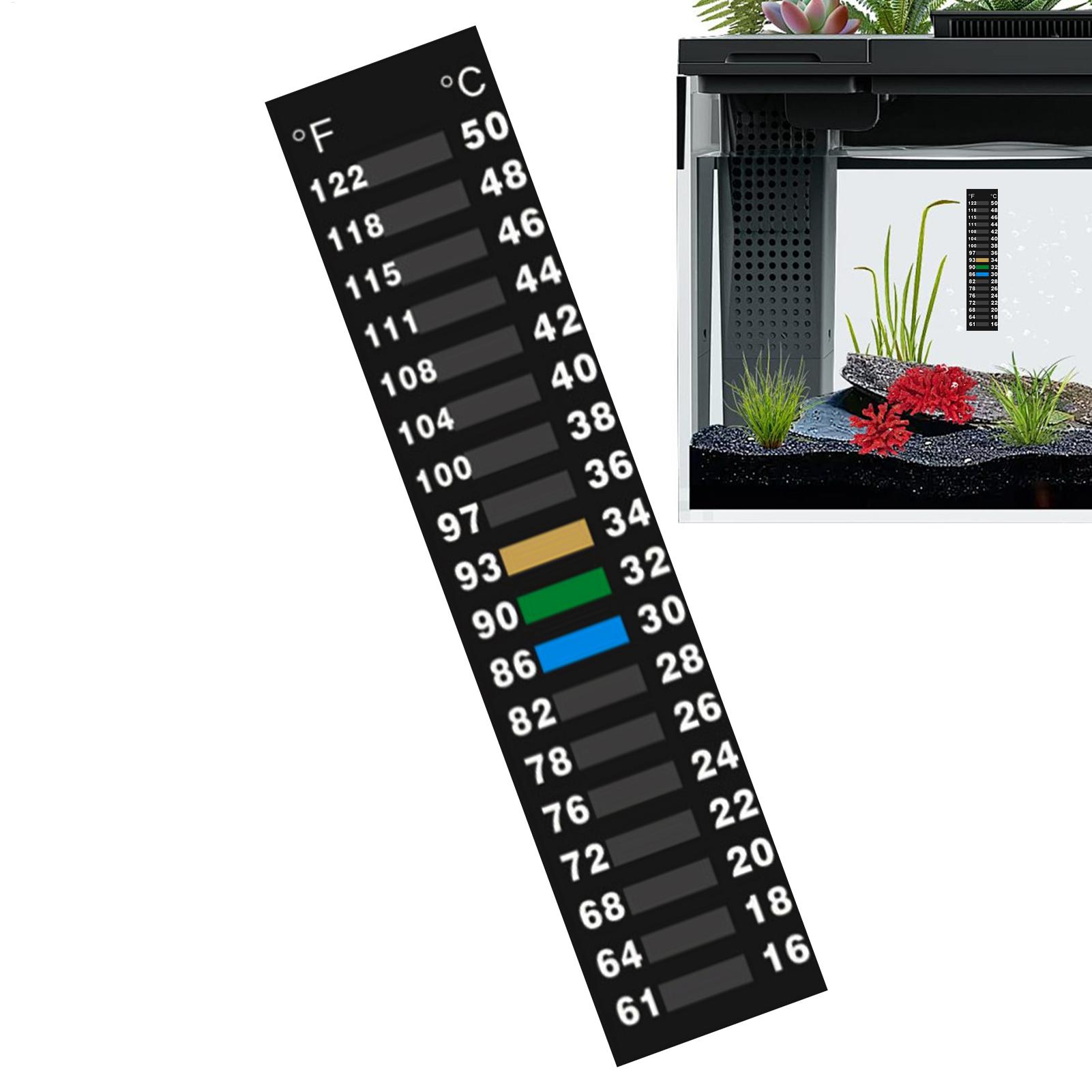 Temperature Strip Thermometer - Stick On Temperature Strip LCD Environmental