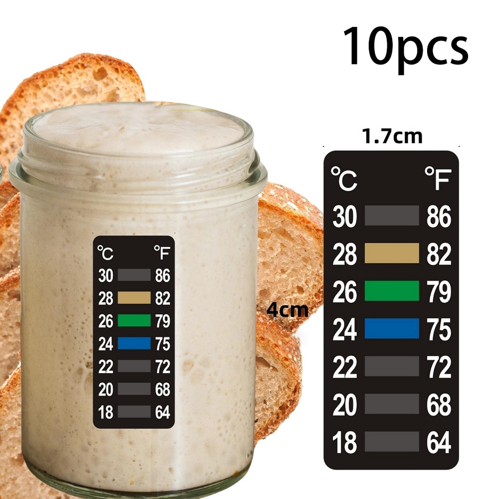 Temperature Strip Thermometer - 10Pcs Temperature Strips Temperature Measuring for