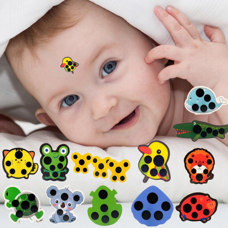 Temperature Strip Thermometer - 5pcs Baby Cute Cartoon Animal Sticker