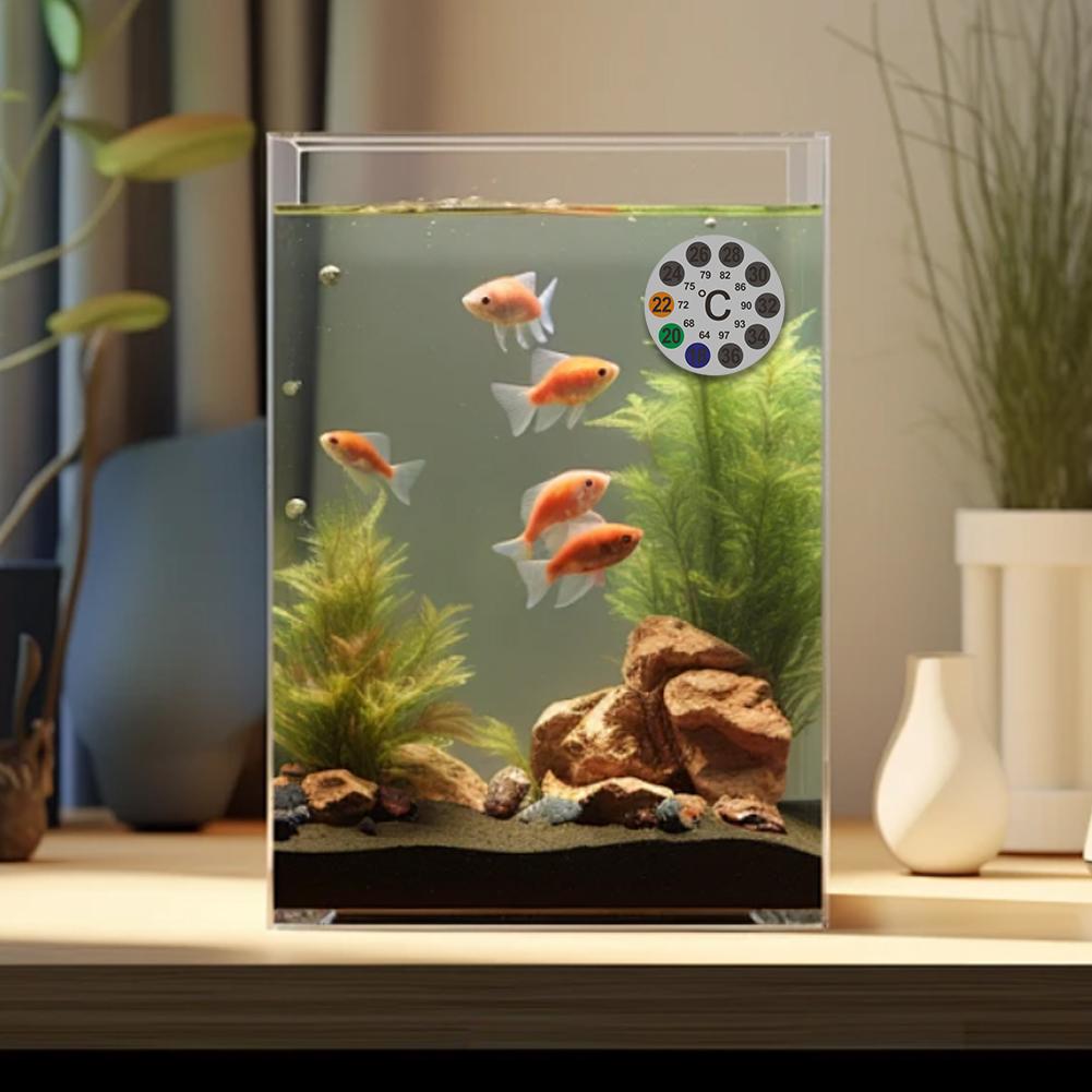 Temperature Strip Thermometer - Aquarium Thermometer Sticker Fish Tank Temperature