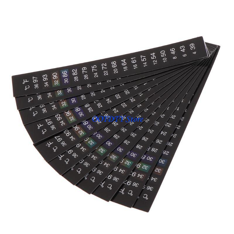 Temperature Strip Thermometer - 367A Sticker Temperature Thermometer Aquarium Adhesive