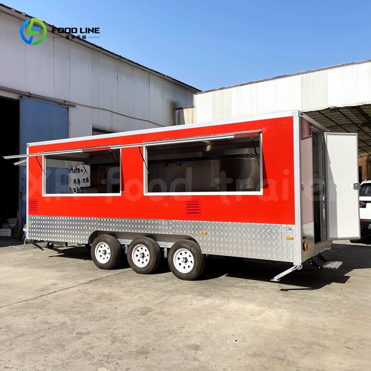 Coffee Equipment China - Custom Big Coffee Van Mobile Food