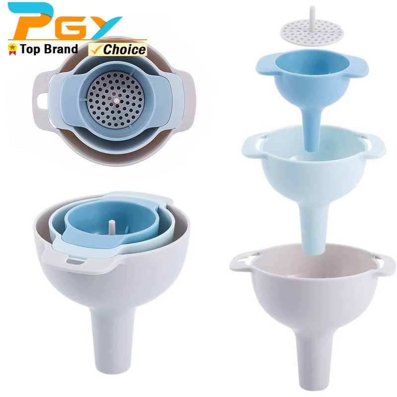 Dosing Funnel Ring - 4 in 1 Kitchen Funnels for