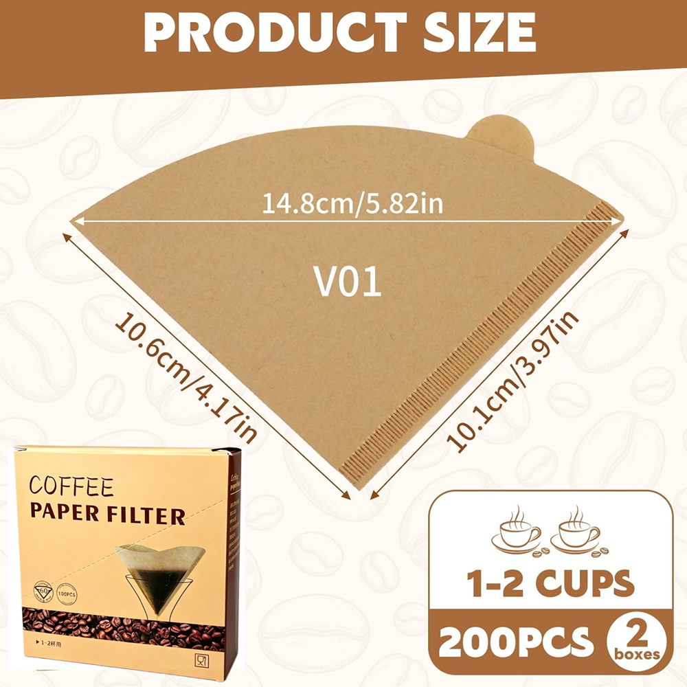 Coffee Filters 200 Count Cone  - Coffee Equipment Distributor 评论和价格