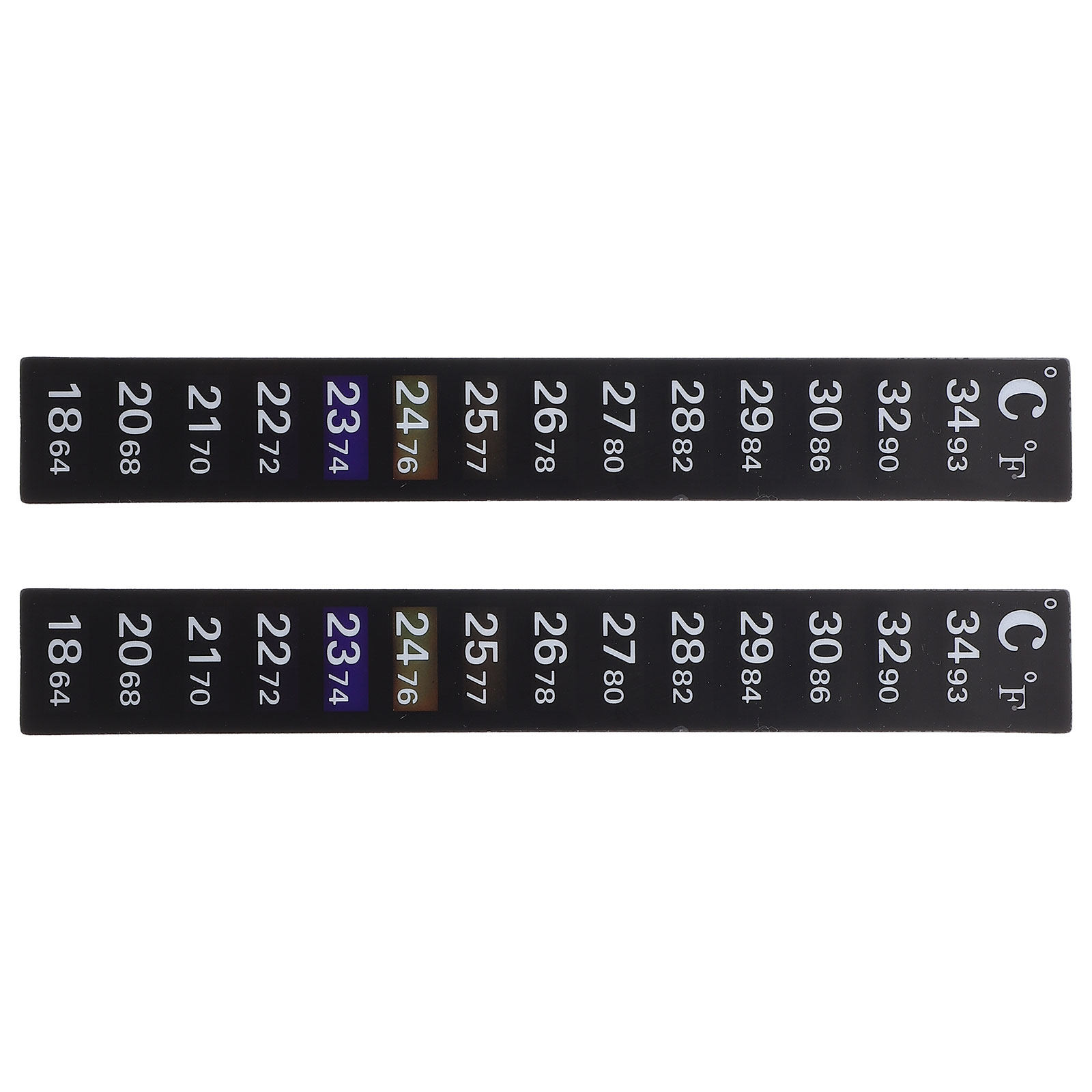 2Pcs Stick Aquarium Thermomete - Temperature Strip Thermometer 评论和价格