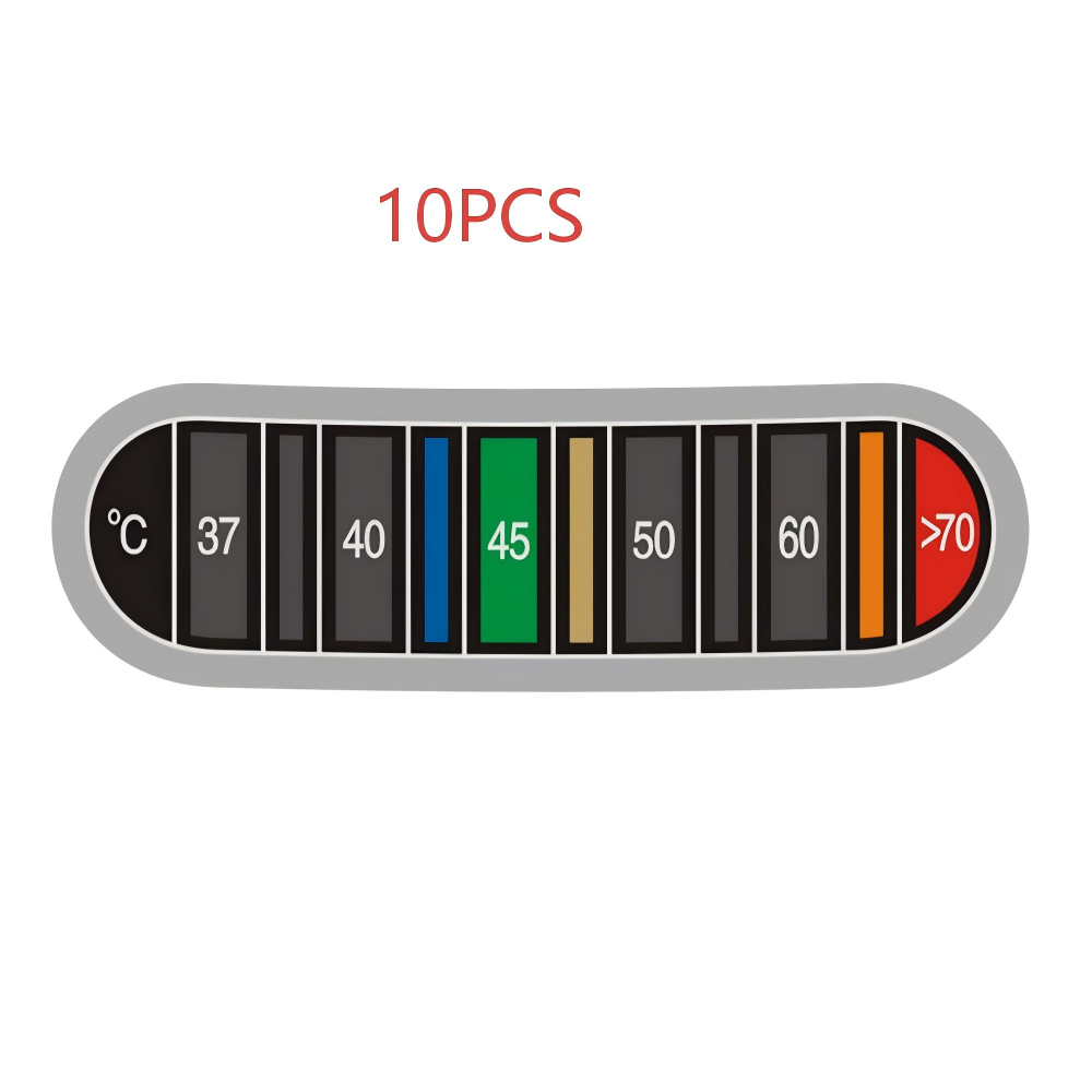 10Pcs Adhesive Water Bottle Th - Temperature Strip Thermometer 评论和价格