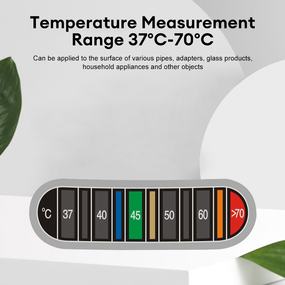10Pcs Adhesive Water Bottle Th - Temperature Strip Thermometer 评论和价格