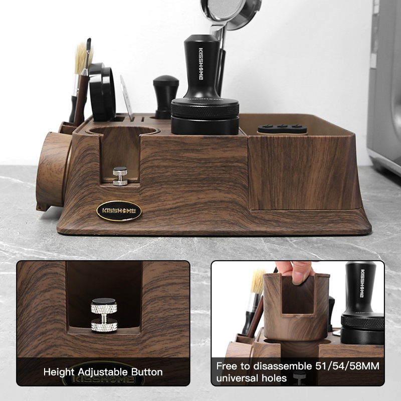 KISSHOME Espresso Tamper Stati - Coffee Knock Box 评论和价格