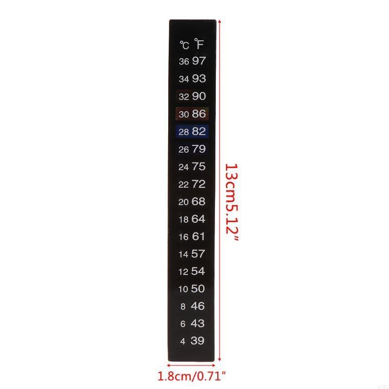 10 Pack Aquarium Thermometer S - Temperature Strip Thermometer 评论和价格