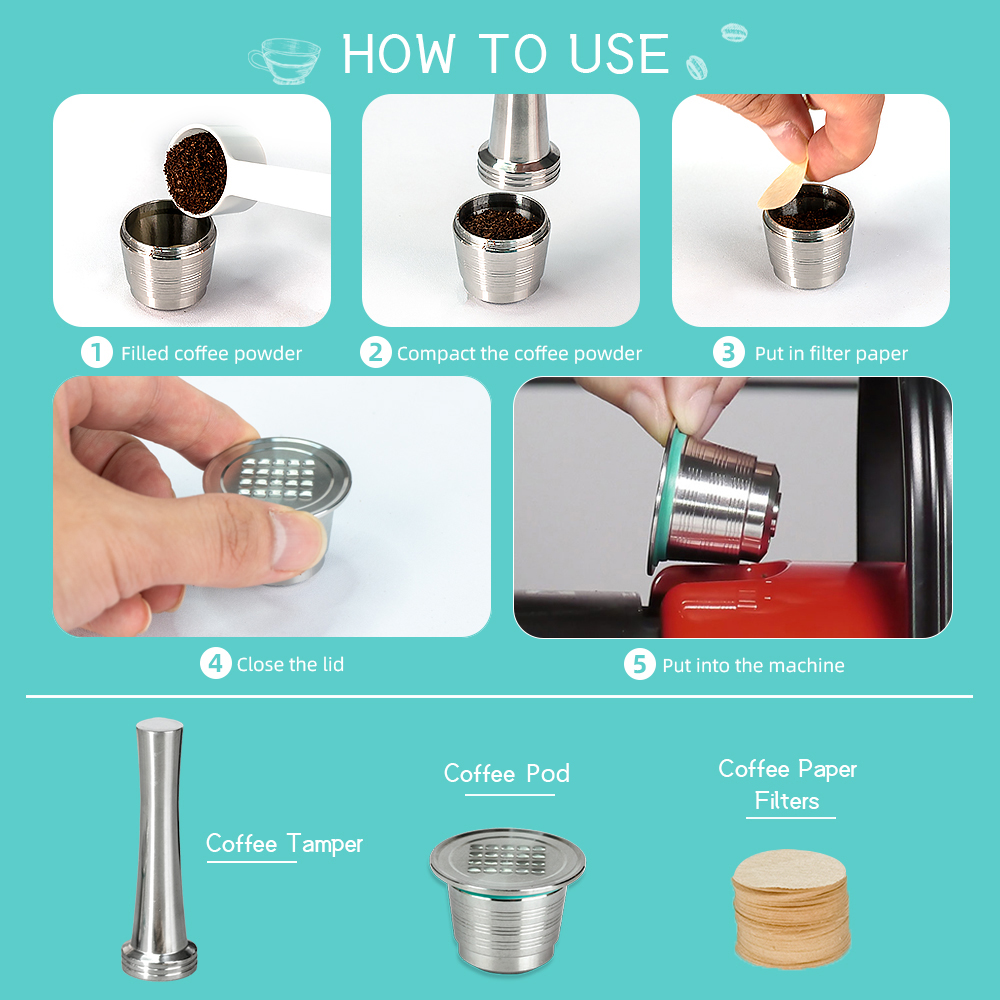 Refillable Coffee Pod Compatib - Coffee Equipment For Home 评论和价格