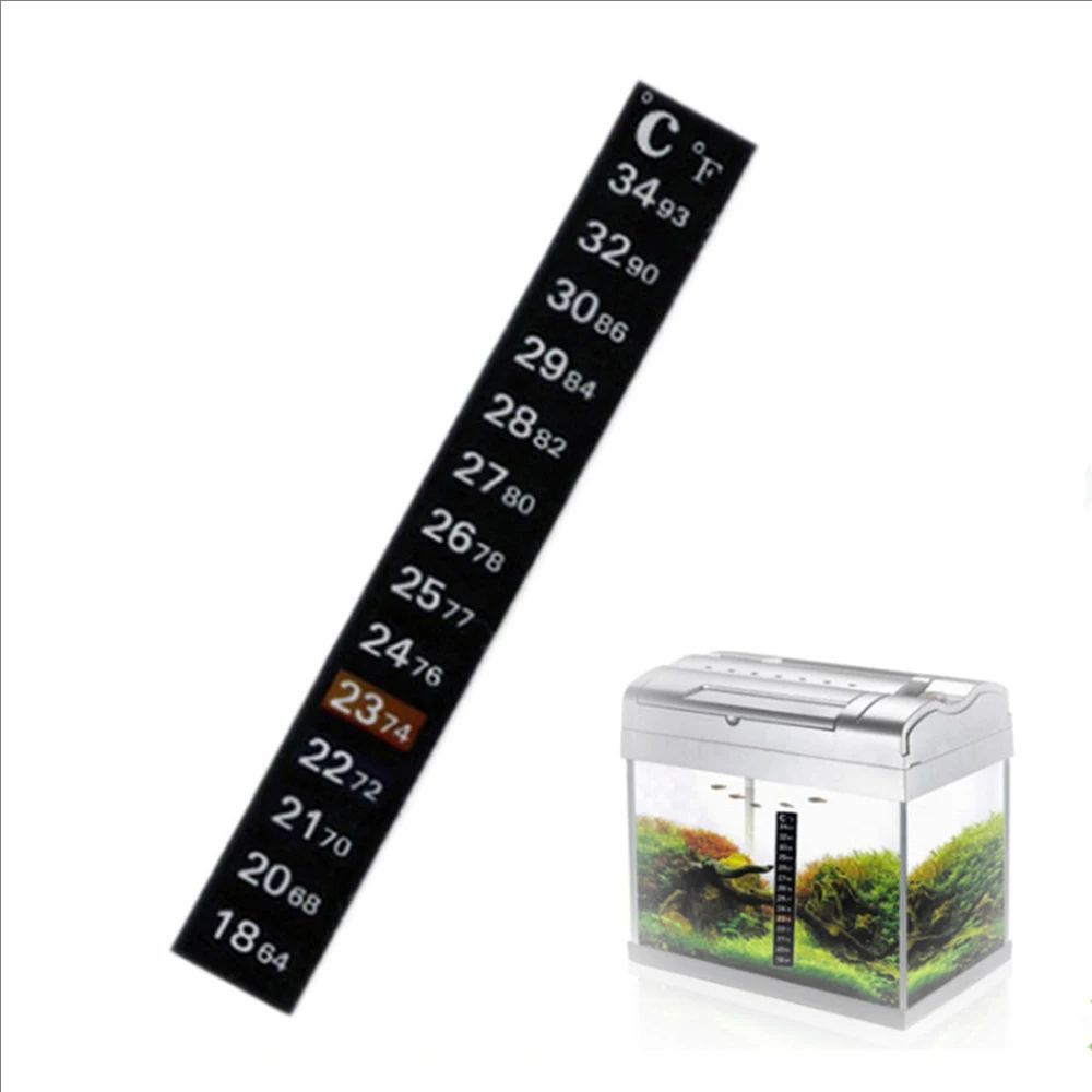 5Pcs/10Pcs Aquarium Fish Tank  - Temperature Strip Thermometer 评论和价格