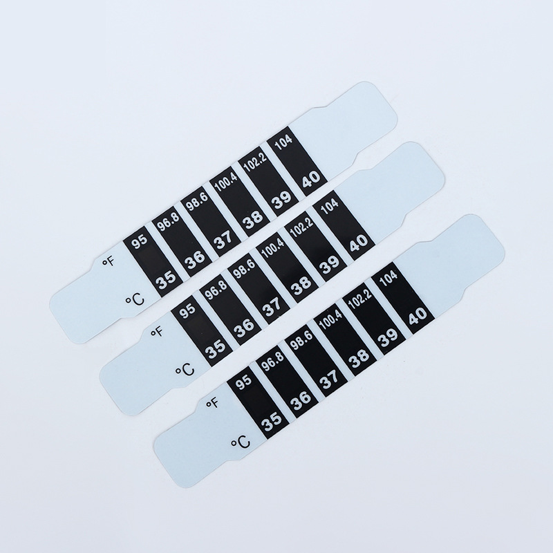 10Pcs Forehead Head Strip Ther - Temperature Strip Thermometer 评论和价格