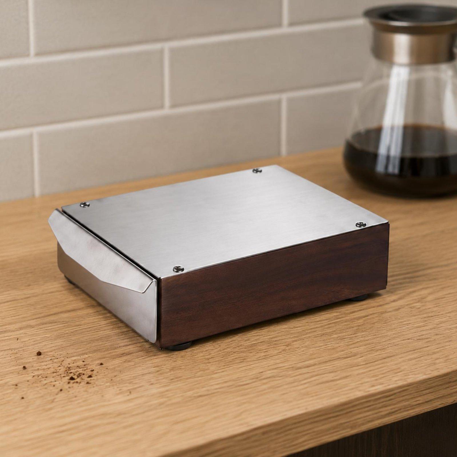 Large Capacity Coffee Grounds  - Coffee Knock Box 评论和价格