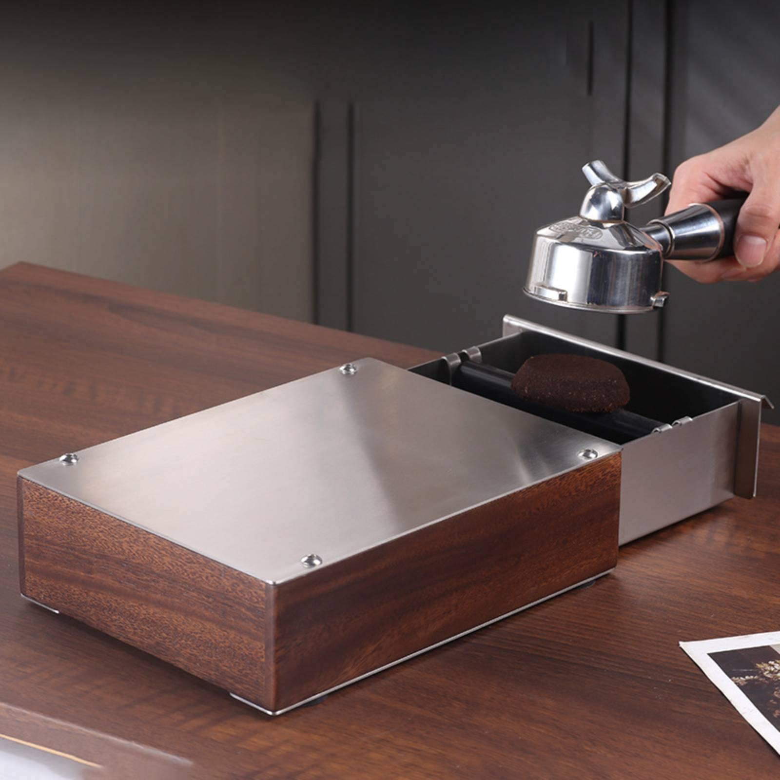 Large Capacity Coffee Grounds  - Coffee Knock Box 评论和价格