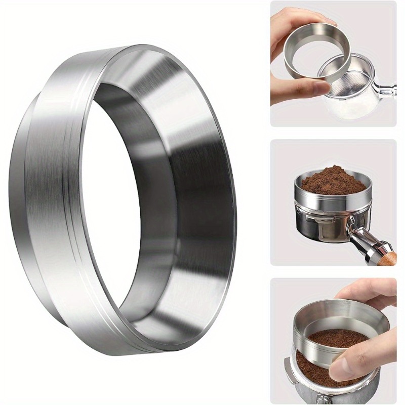 Stainless Steel Espresso Dosin - Dosing Funnel Ring 评论和价格