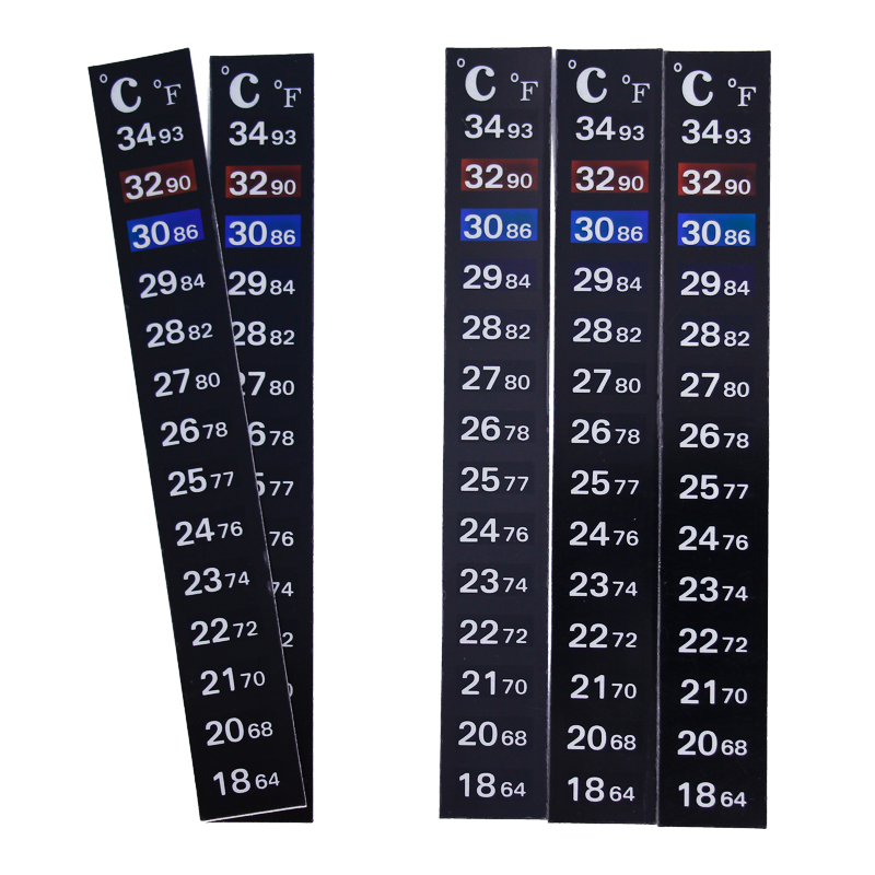 1/2/3/5pcs/lot Change Color Th - Temperature Strip Thermometer 评论和价格