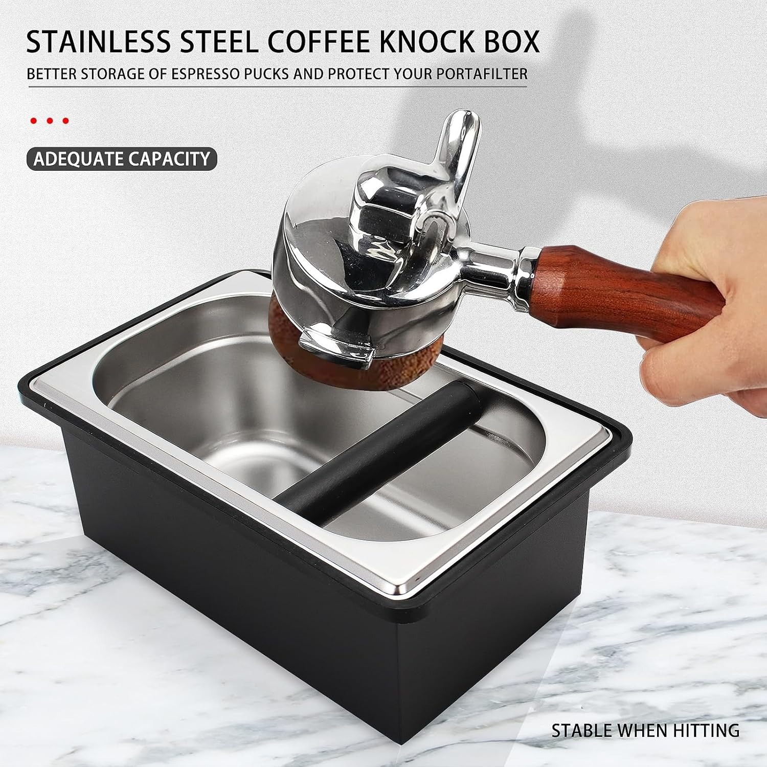 Coffee Knock Box Espresso Knoc - Coffee Knock Box 评论和价格