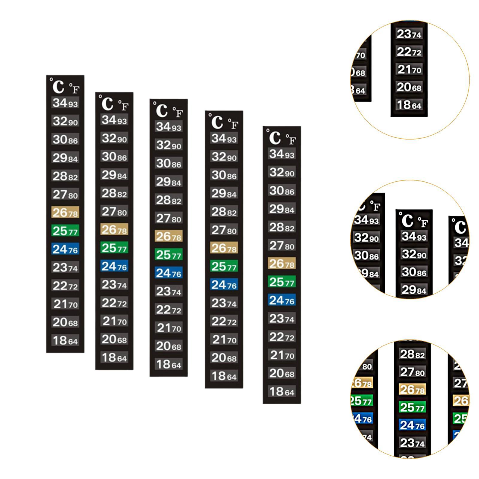 Aquarium Thermometer Strip Tem - Temperature Strip Thermometer 评论和价格