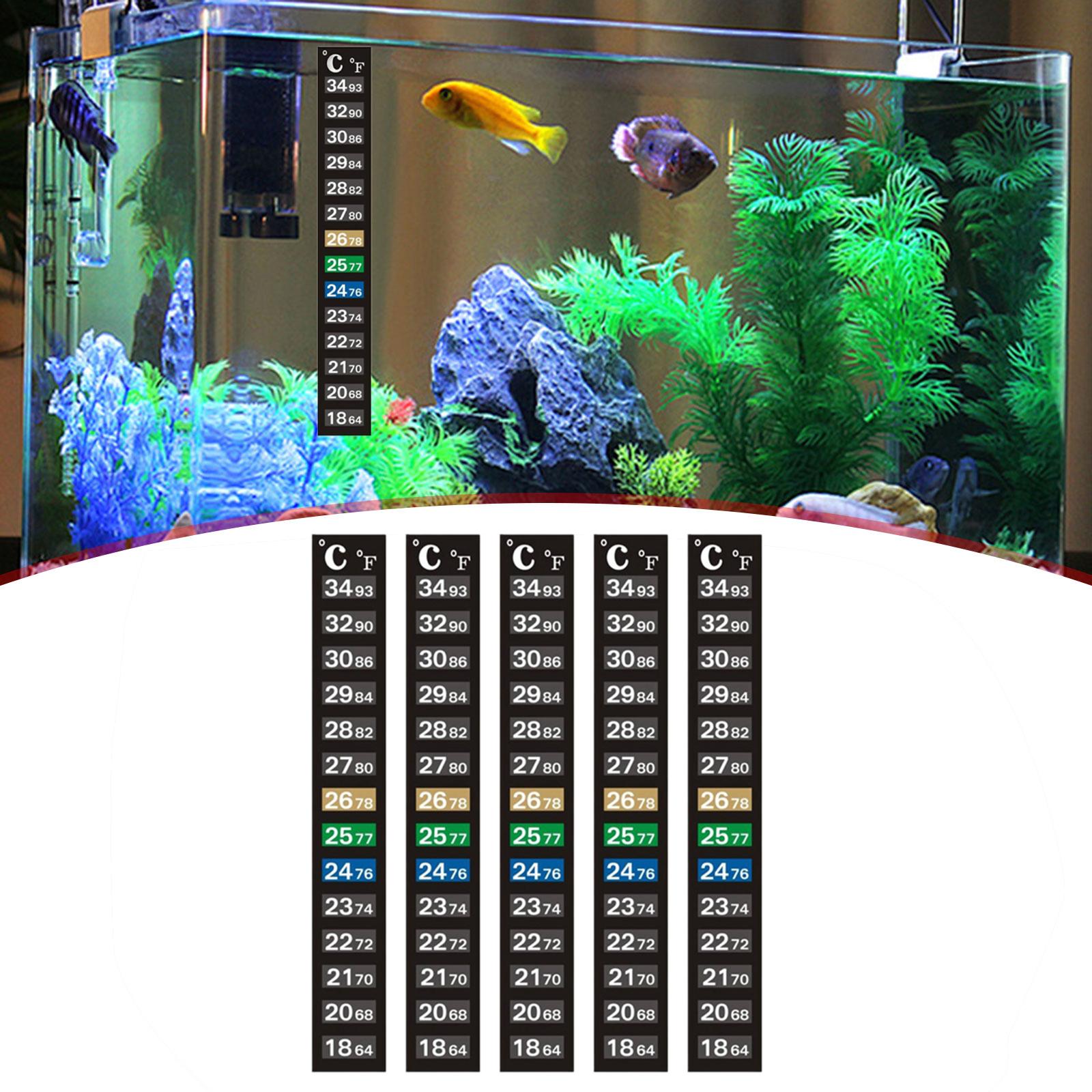 Aquarium Thermometer Strip Tem - Temperature Strip Thermometer 评论和价格