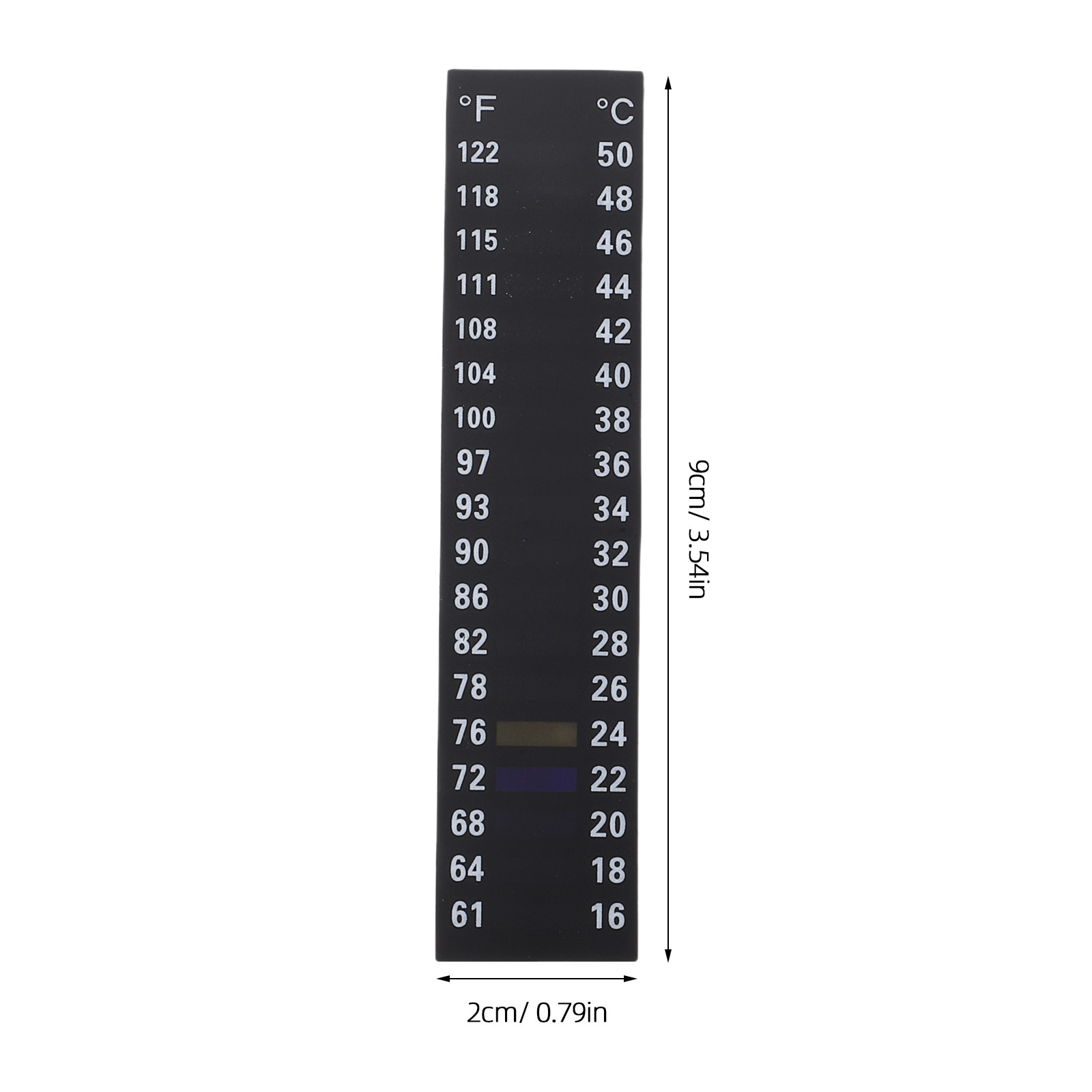 10Pcs Aquarium Water Strips Bo - Temperature Strip Thermometer 评论和价格