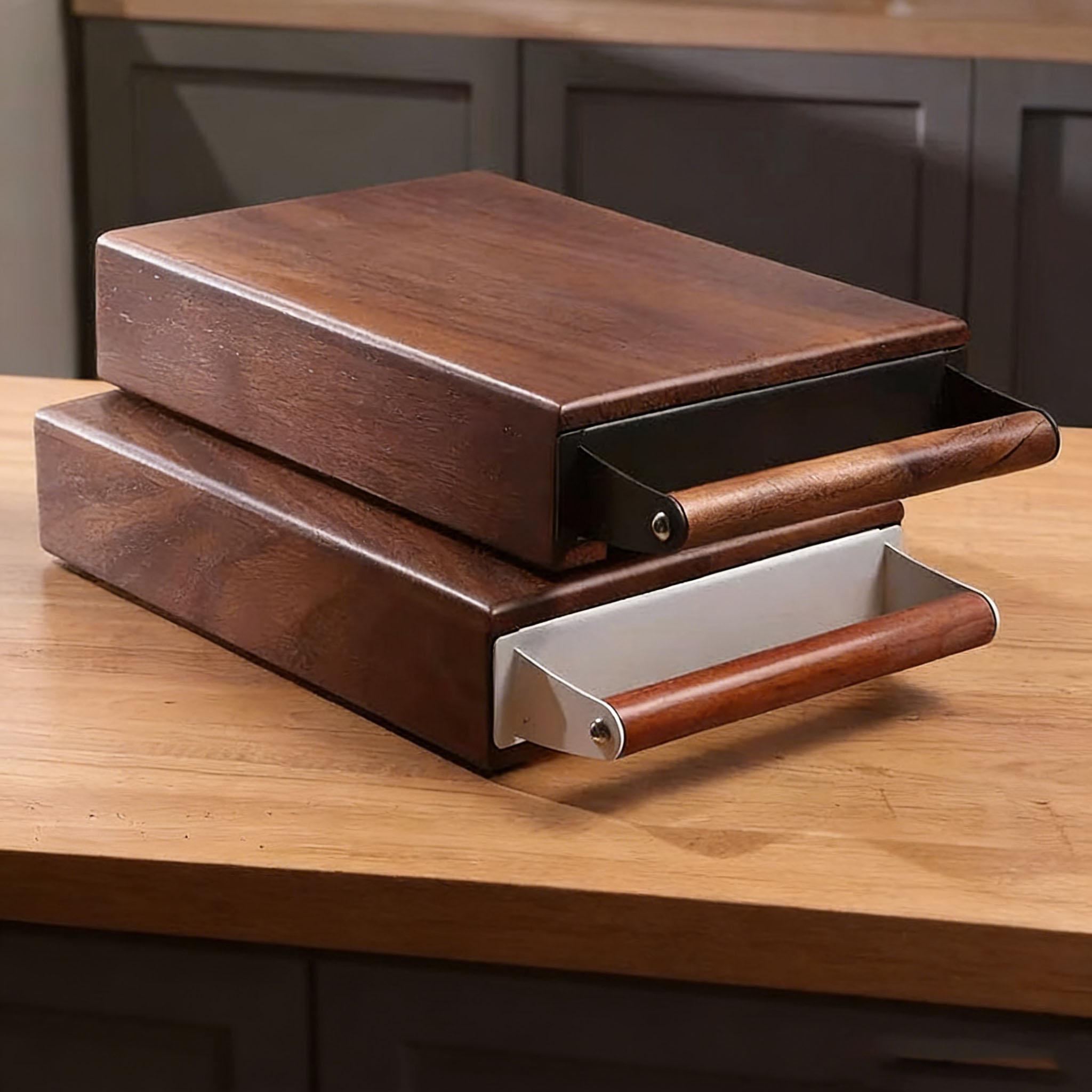 Walnut Coffee Knock Box Espres - Coffee Knock Box 评论和价格