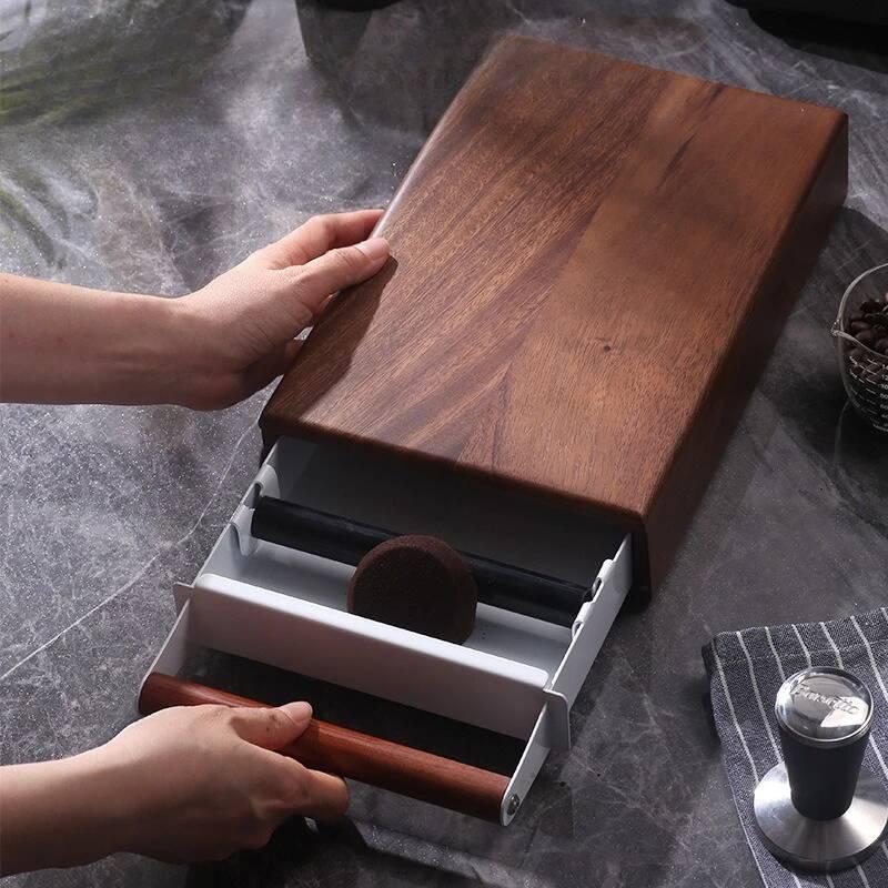 Walnut Coffee Knock Box Espres - Coffee Knock Box 评论和价格