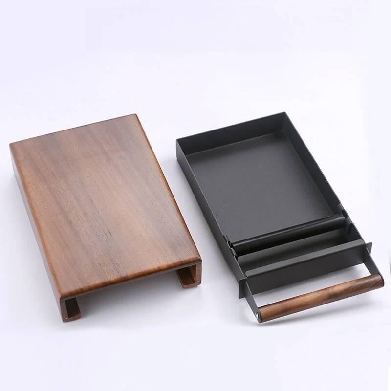 Walnut Coffee Knock Box Espres - Coffee Knock Box 评论和价格