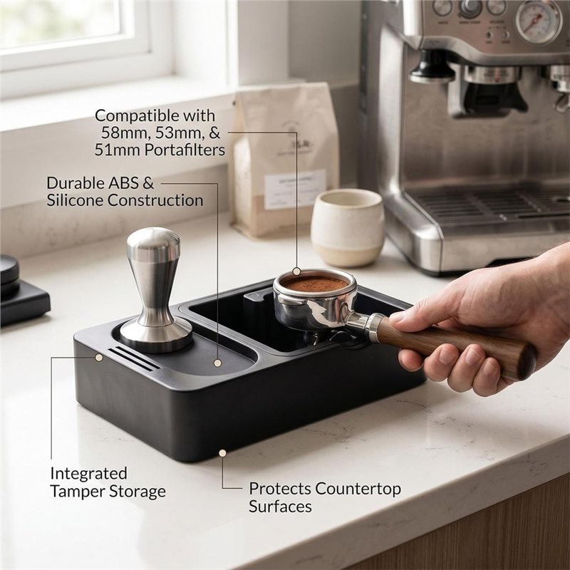 ABLN-For 51/53/58Mm Portafilte - Coffee Knock Box 评论和价格
