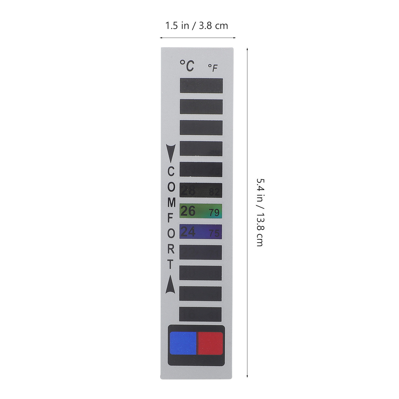 10 Pcs Stickers Liquid Tempera - Temperature Strip Thermometer 评论和价格