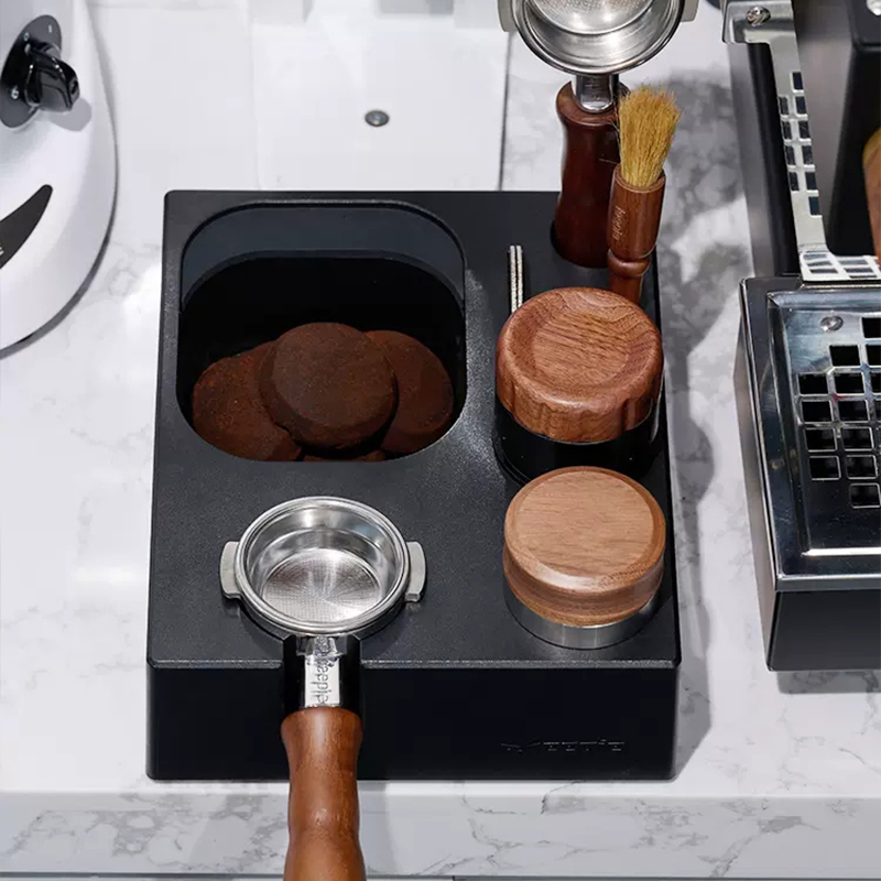 Coffee Tamper Station Mat Stan - Coffee Knock Box 评论和价格
