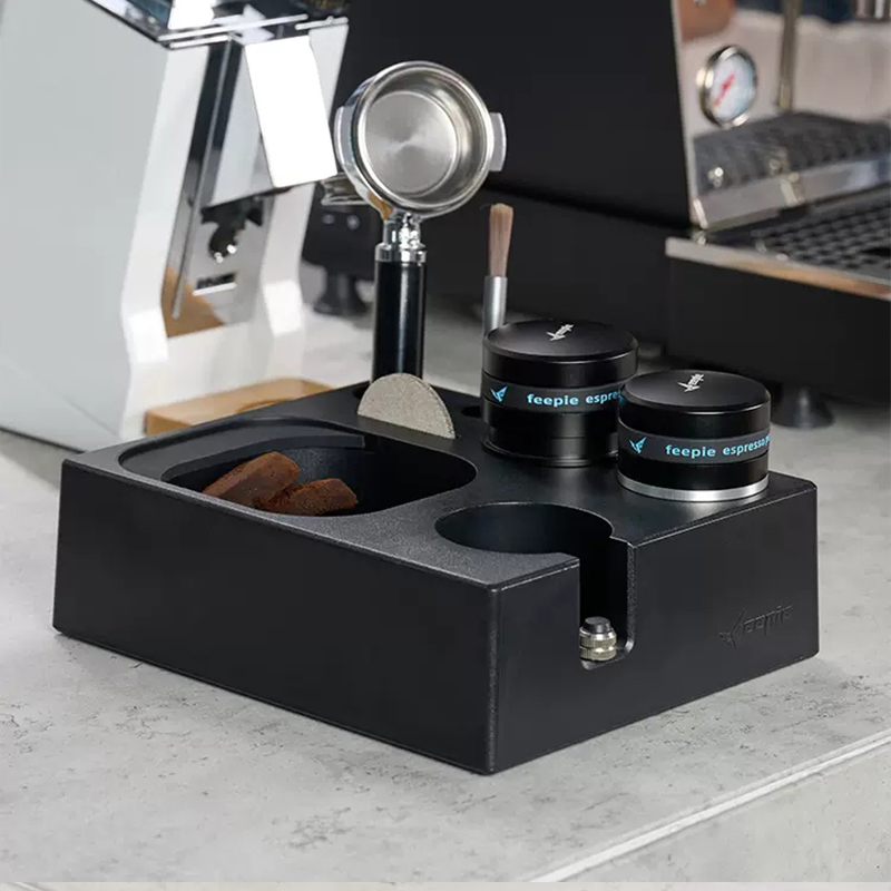 Coffee Tamper Station Mat Stan - Coffee Knock Box 评论和价格