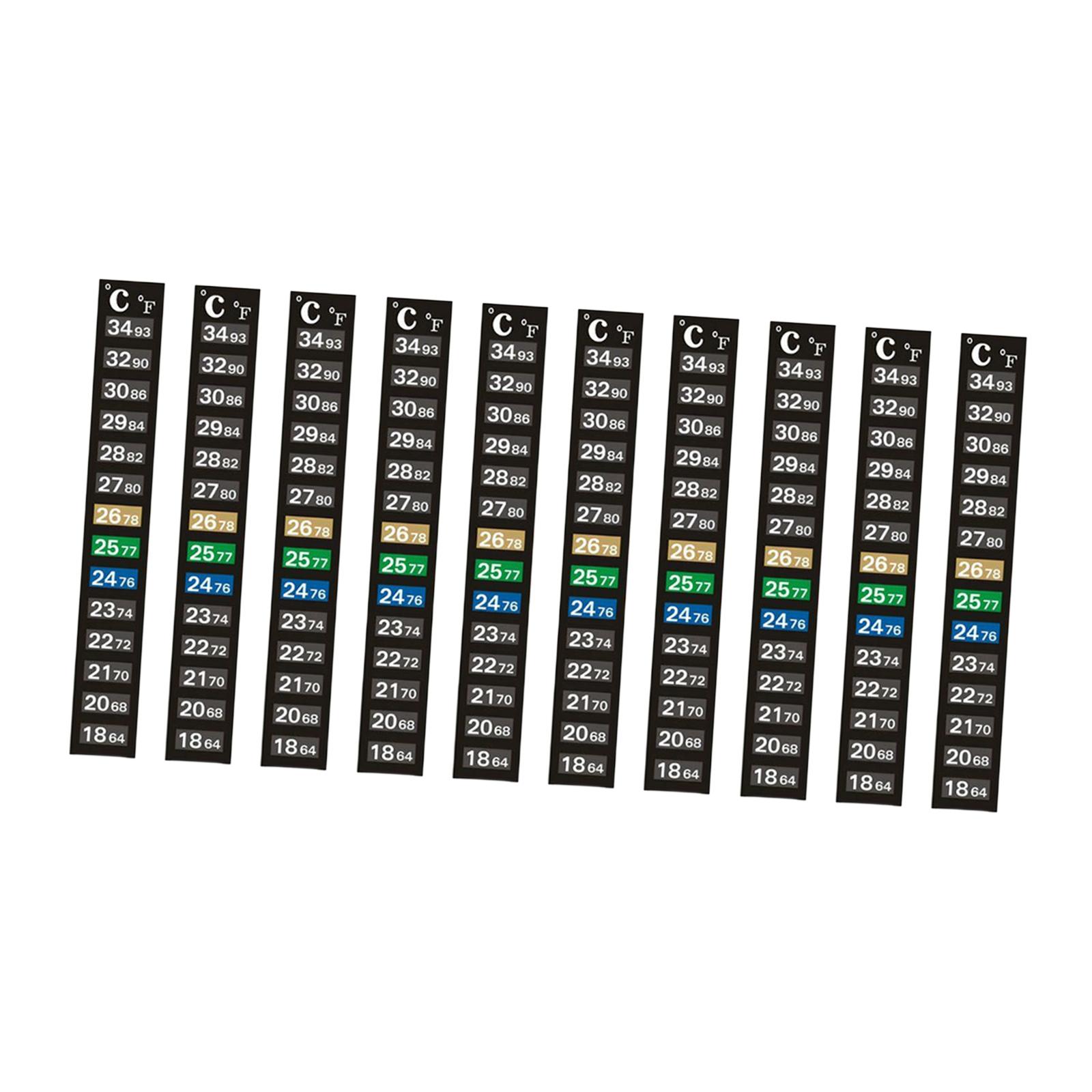 Aquarium Temperature Test Stri - Temperature Strip Thermometer 评论和价格