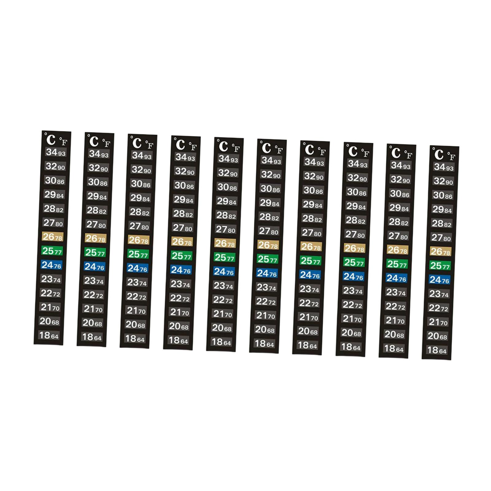 Aquarium Temperature Test Stri - Temperature Strip Thermometer 评论和价格