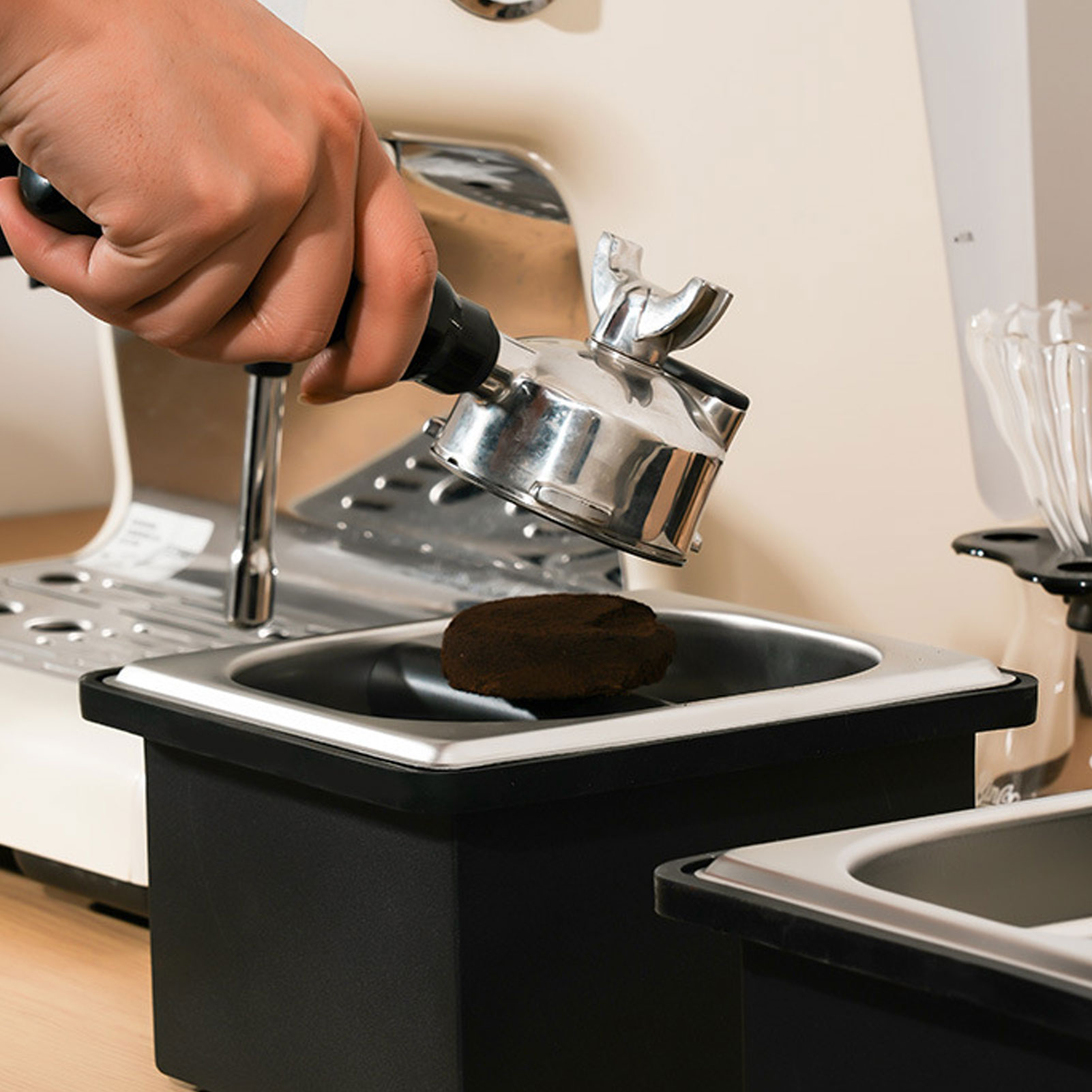 Coffee Knock Box Espresso Dump - Coffee Knock Box 评论和价格